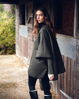 Olive Oakham Quilted Cape