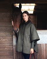 Olive Oakham Quilted Cape