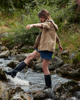 Navy Bede Tall Welly Boots