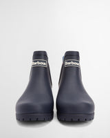 Navy & Hessian Wilton Chelsea Welly Boots