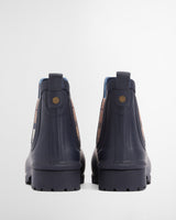 Navy & Hessian Wilton Chelsea Welly Boots