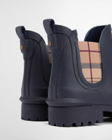 Navy & Hessian Wilton Chelsea Welly Boots