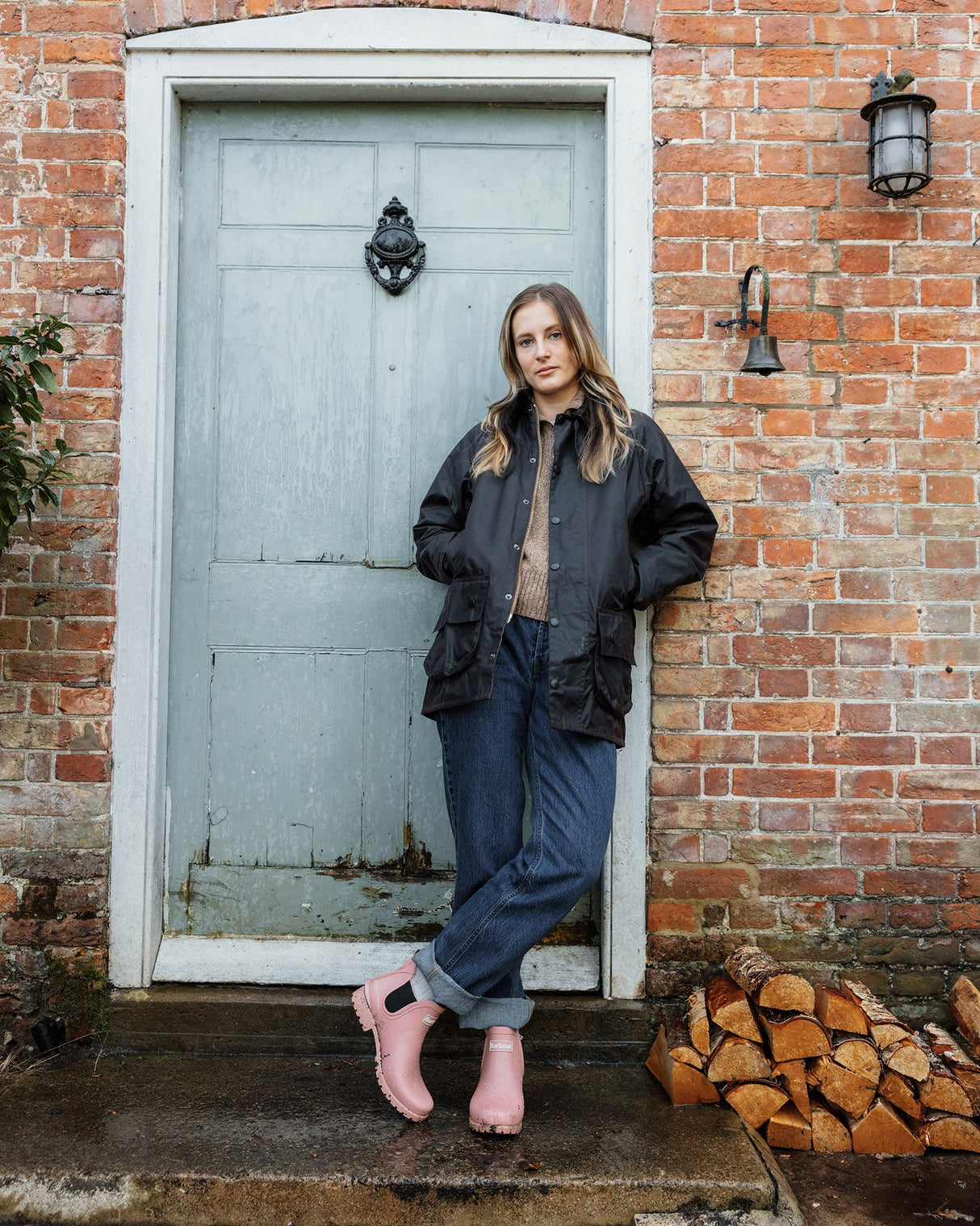 Pink Rust Wilton Chelsea Wellington Boot