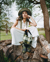 White Melody Sleeveless Shirt