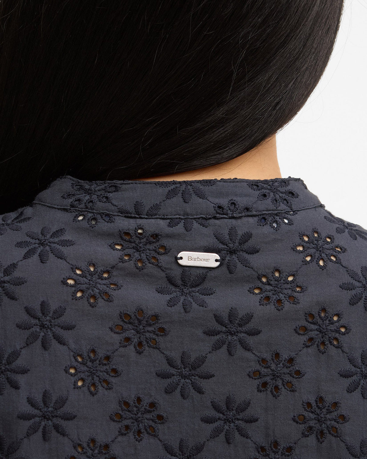 Dark Navy Layla Textured Blouse