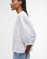 White Layla Textured Blouse