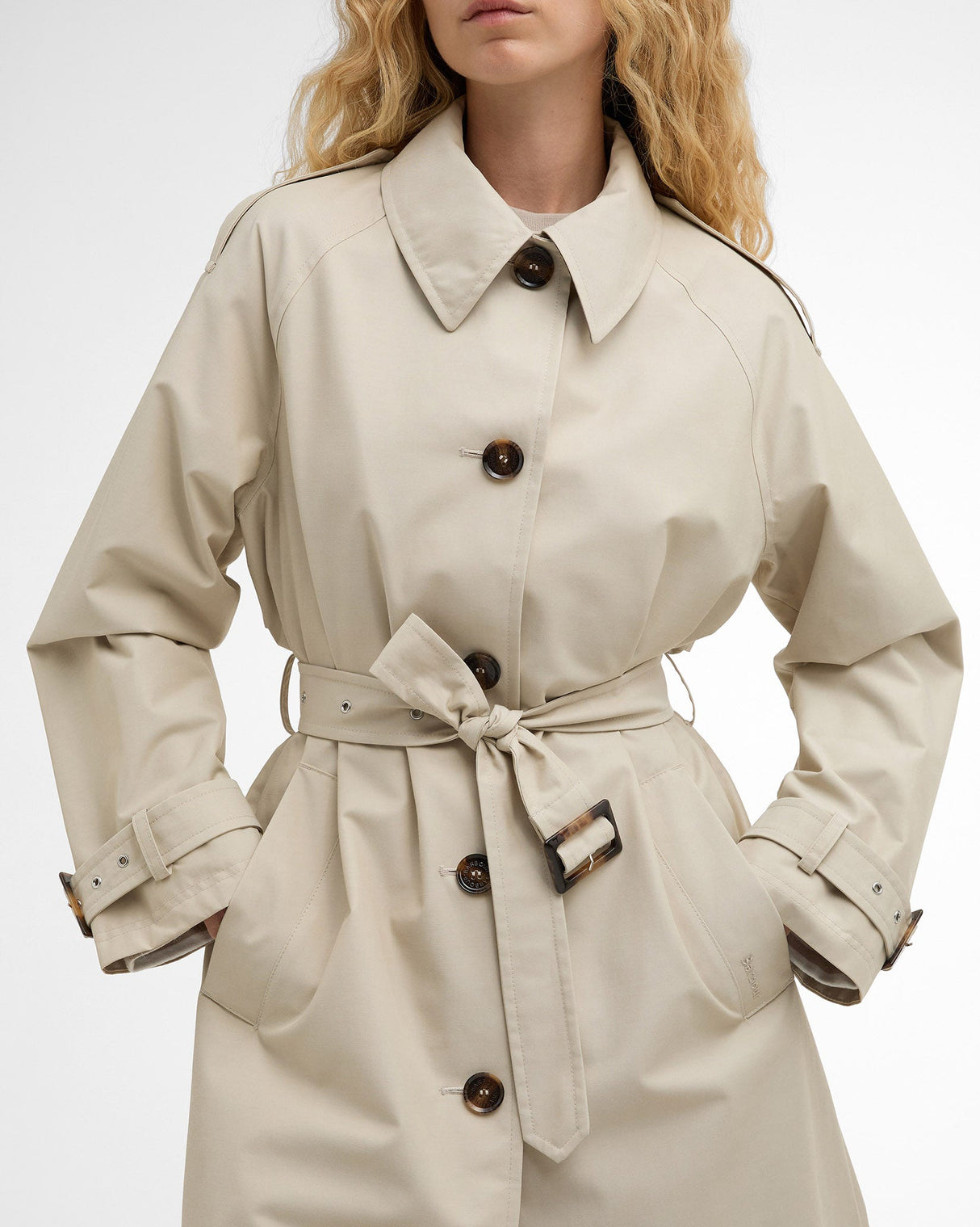 Mist Maia Showerproof Trench Coat