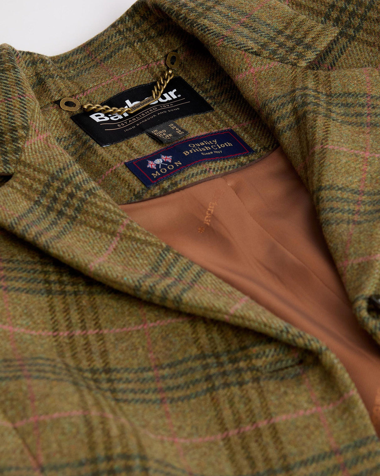 Arabesque Brown Tartan Carlby Tailored Blazer
