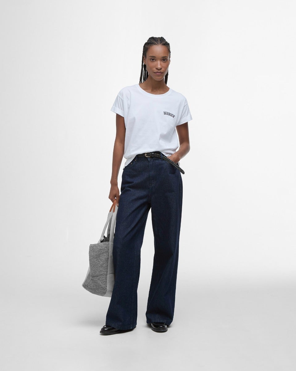 White Kenmore Relaxed Fit Shirt