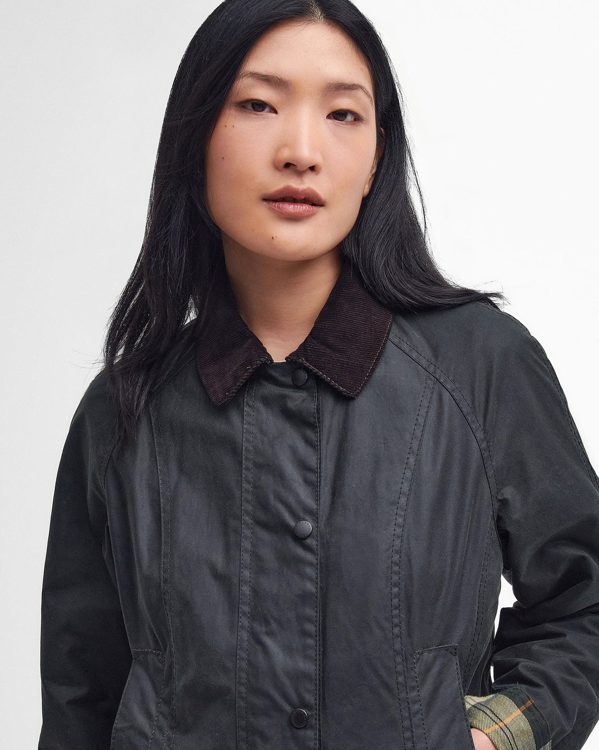 Sage Beadnell Waxed Cotton Jacket