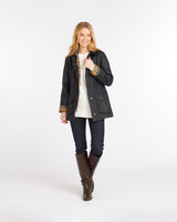 Navy Beadnell Classic Wax Jacket