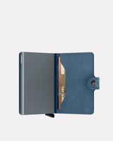 Ice Blue Original Leather Miniwallet