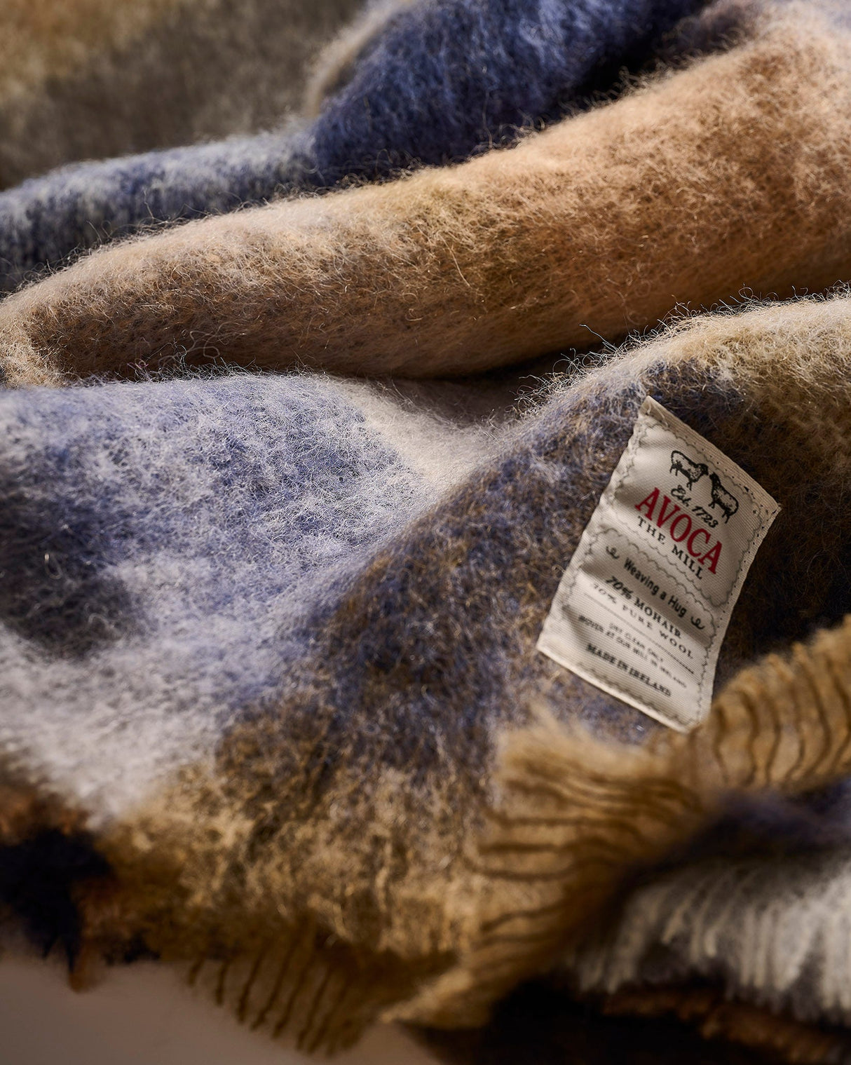 M50 Land Mohair Throw