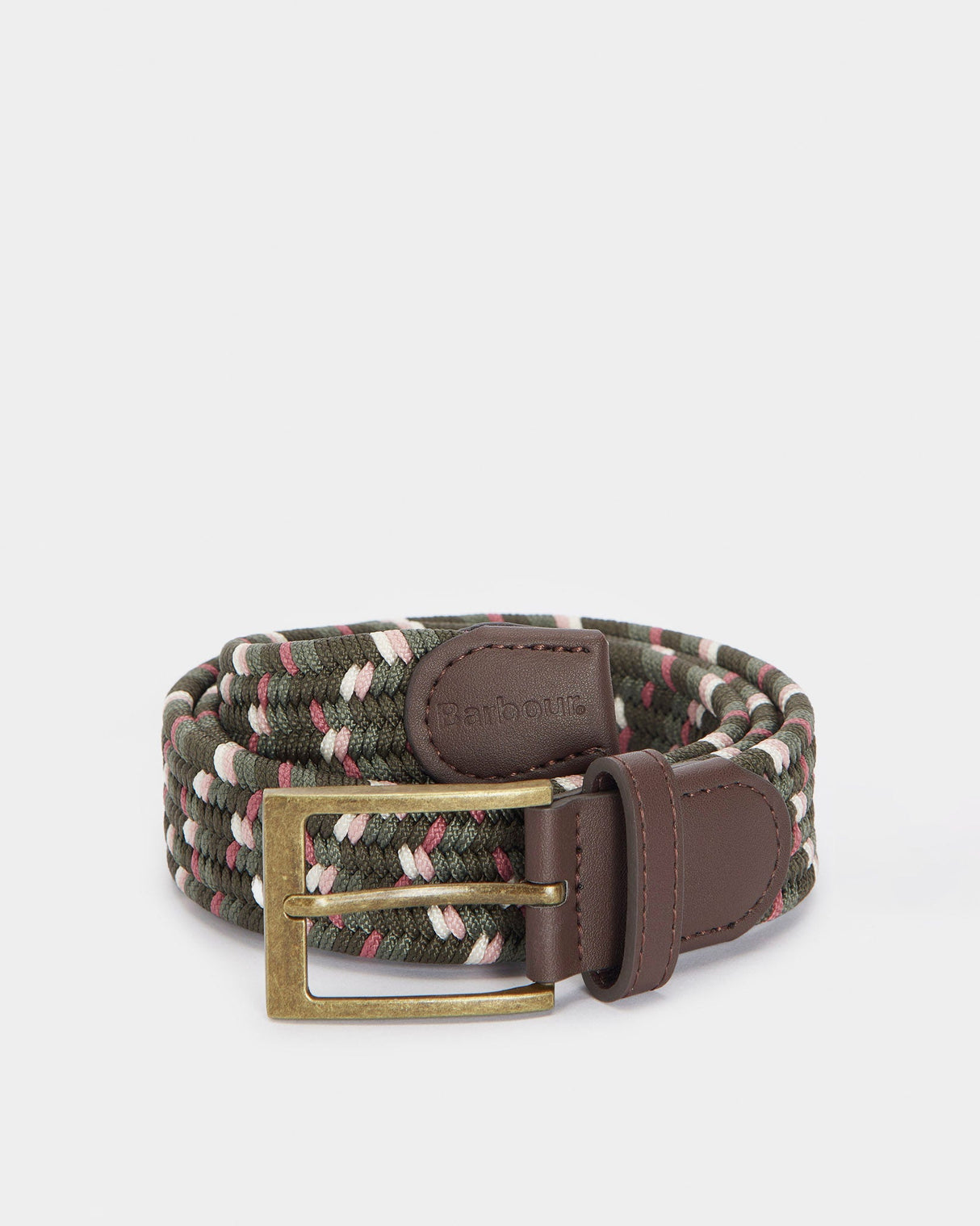 Glenmore-Olive-Kildare-Stretch-Webbing-Belt