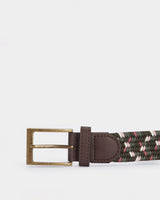 Glenmore Olive Kildare Stretch Webbing Belt