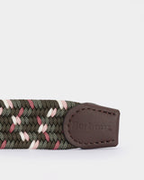 Glenmore Olive Kildare Stretch Webbing Belt