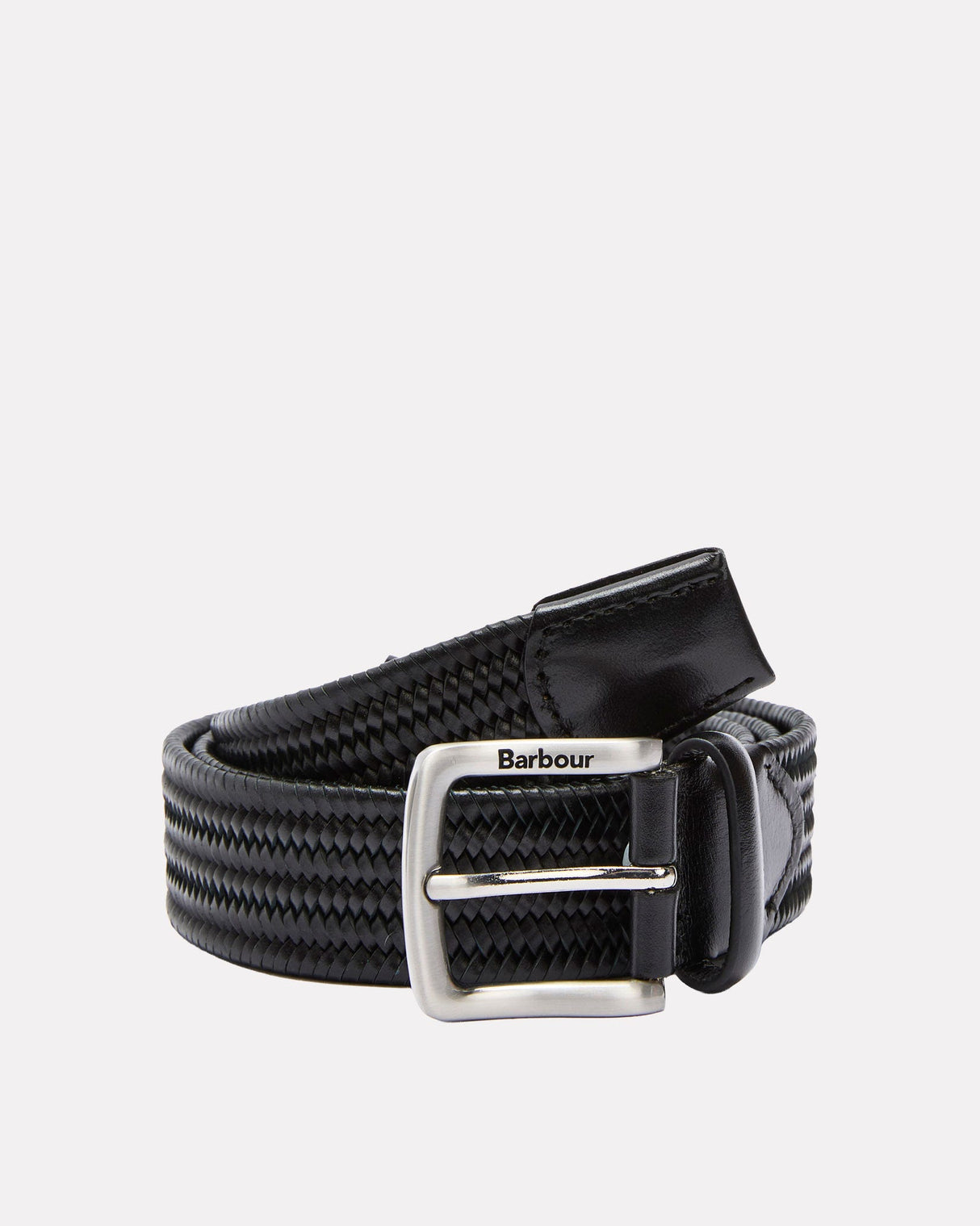 Black-Stretch-Leather-Belt