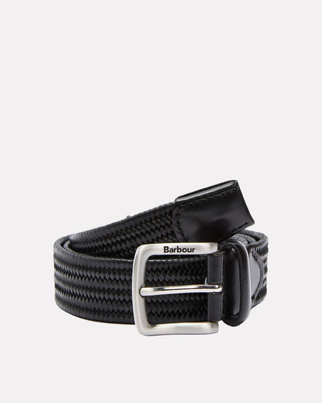 Black-Stretch-Leather-Belt