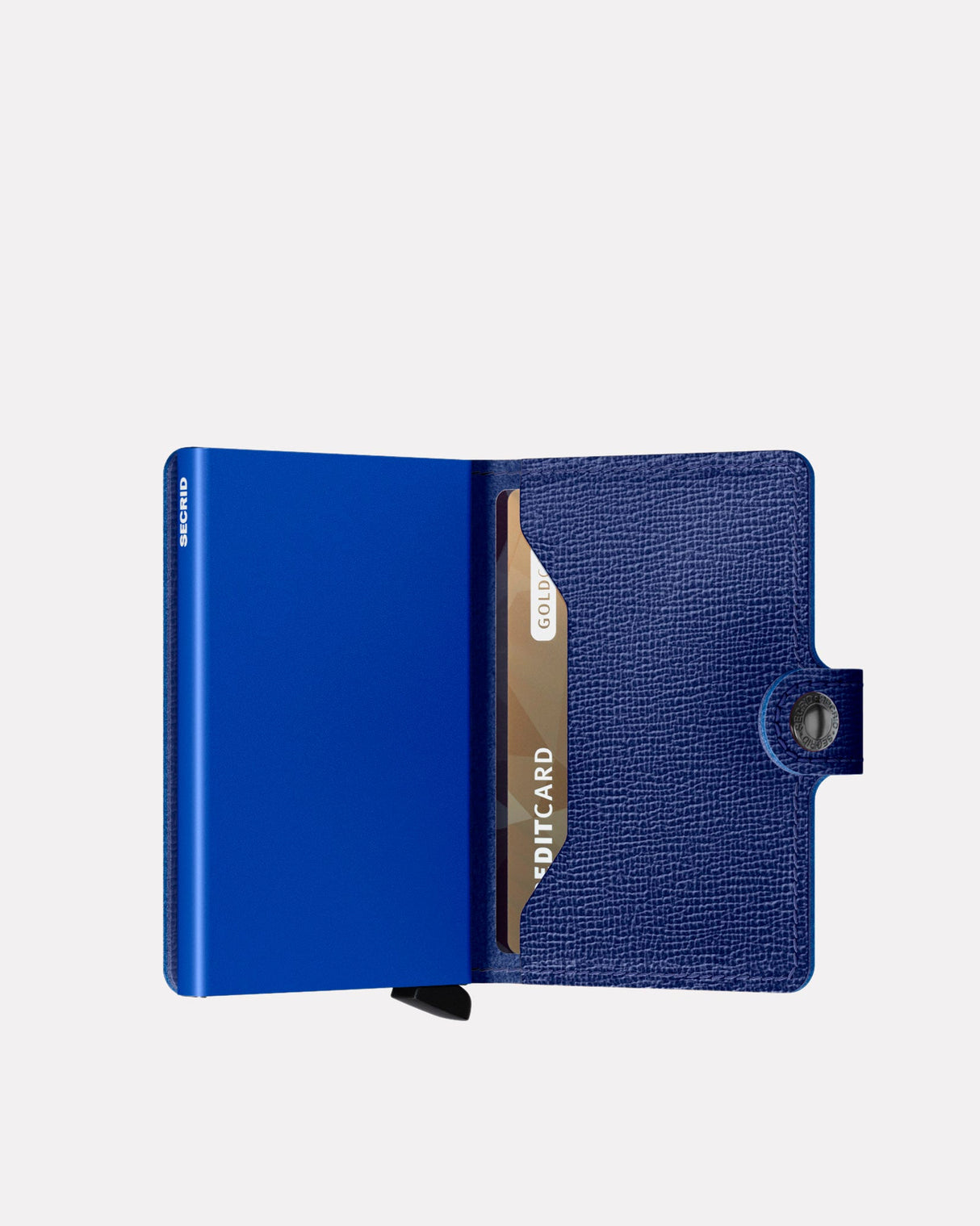 Cobalt Crisple Leather Miniwallet