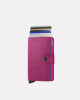 Fuchsia Crisple Leather Miniwallet