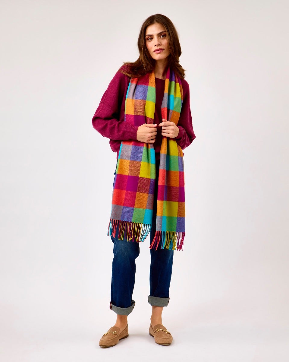 Circus Extra Wide Merino Scarf – Avoca