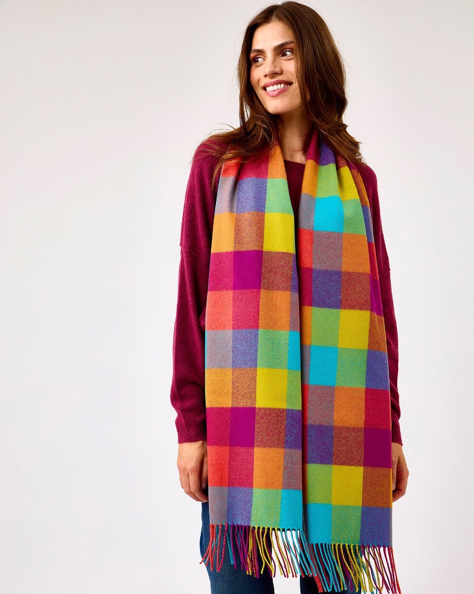 Circus Extra Wide Merino Scarf – Avoca