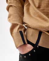 Biscuit-100%-Merino-Knit-Crew-Neck-Jumper