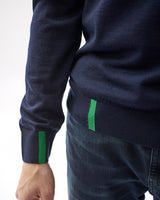 Navy-100%-Merino-Knit-Crew-Neck-Jumper