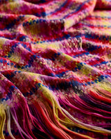 Berry Lollipop Wide Merino Scarf