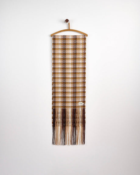 Camel Lollipop Wide Merino Scarf