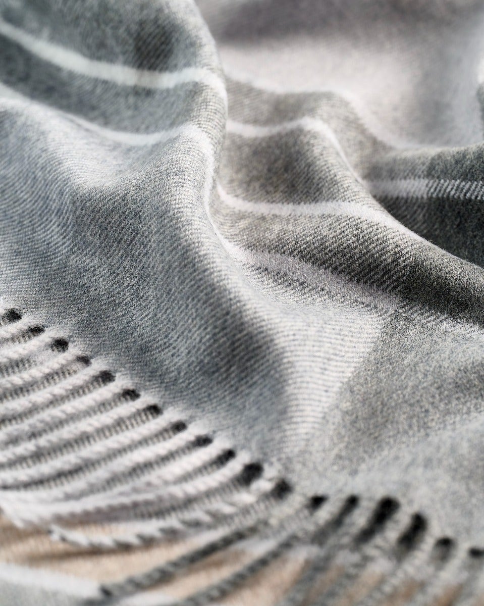 Warm Flannel Wide Merino Scarf