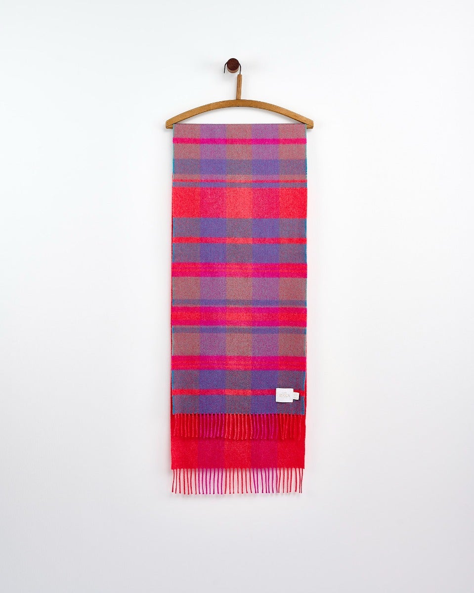 Oscar Stripe Wide Merino Scarf