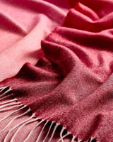 Ombre Rose Wide Merino Scarf