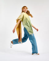 Ombre Tricolour Wide Merino Scarf