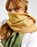 Ombre Tricolour Wide Merino Scarf