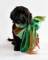 Tricolour Stripe Wide Merino Scarf