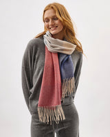 Fire & Ice Wide Merino Scarf
