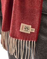 Fire & Ice Wide Merino Scarf