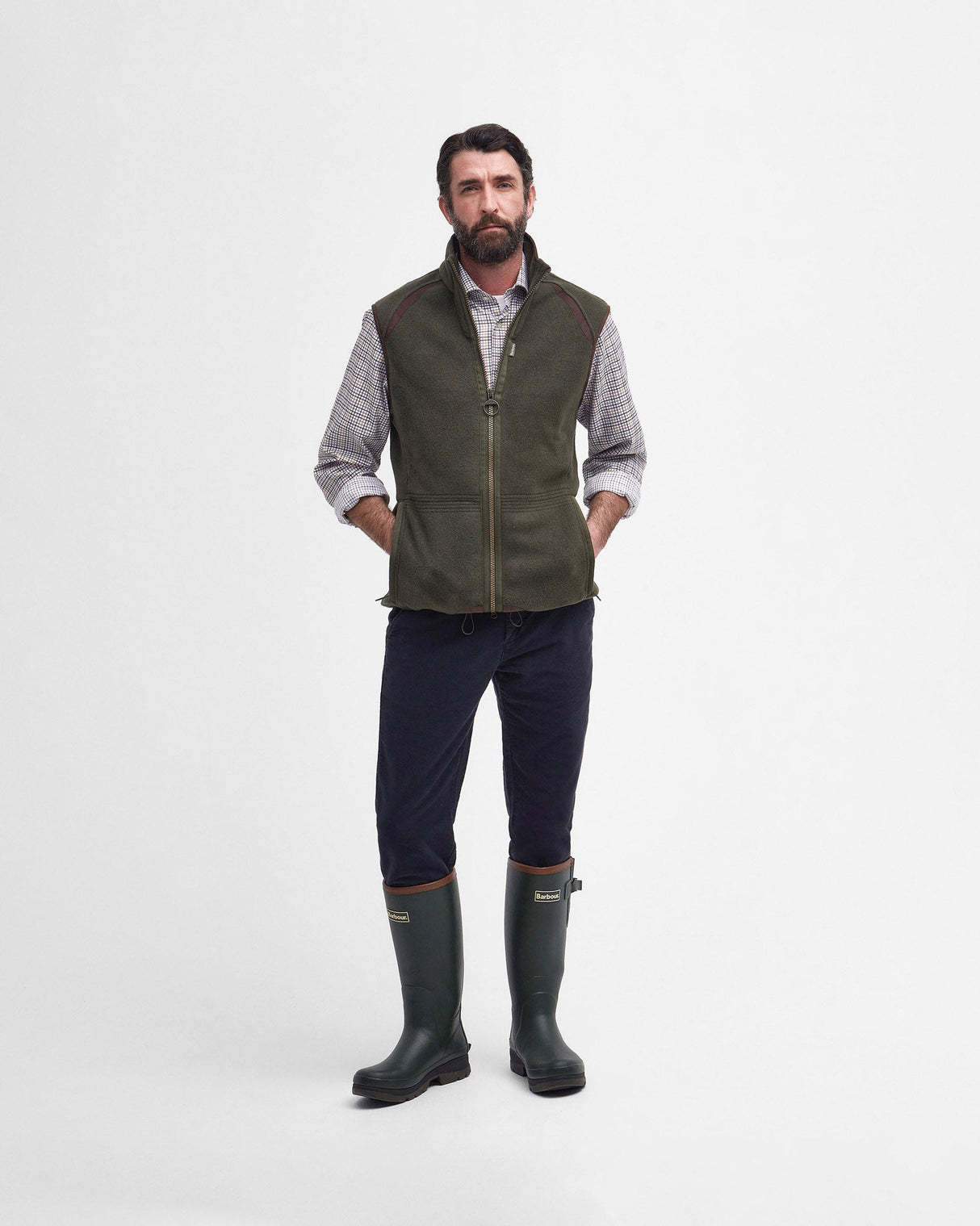 Olive Langdale Fleece Gilet