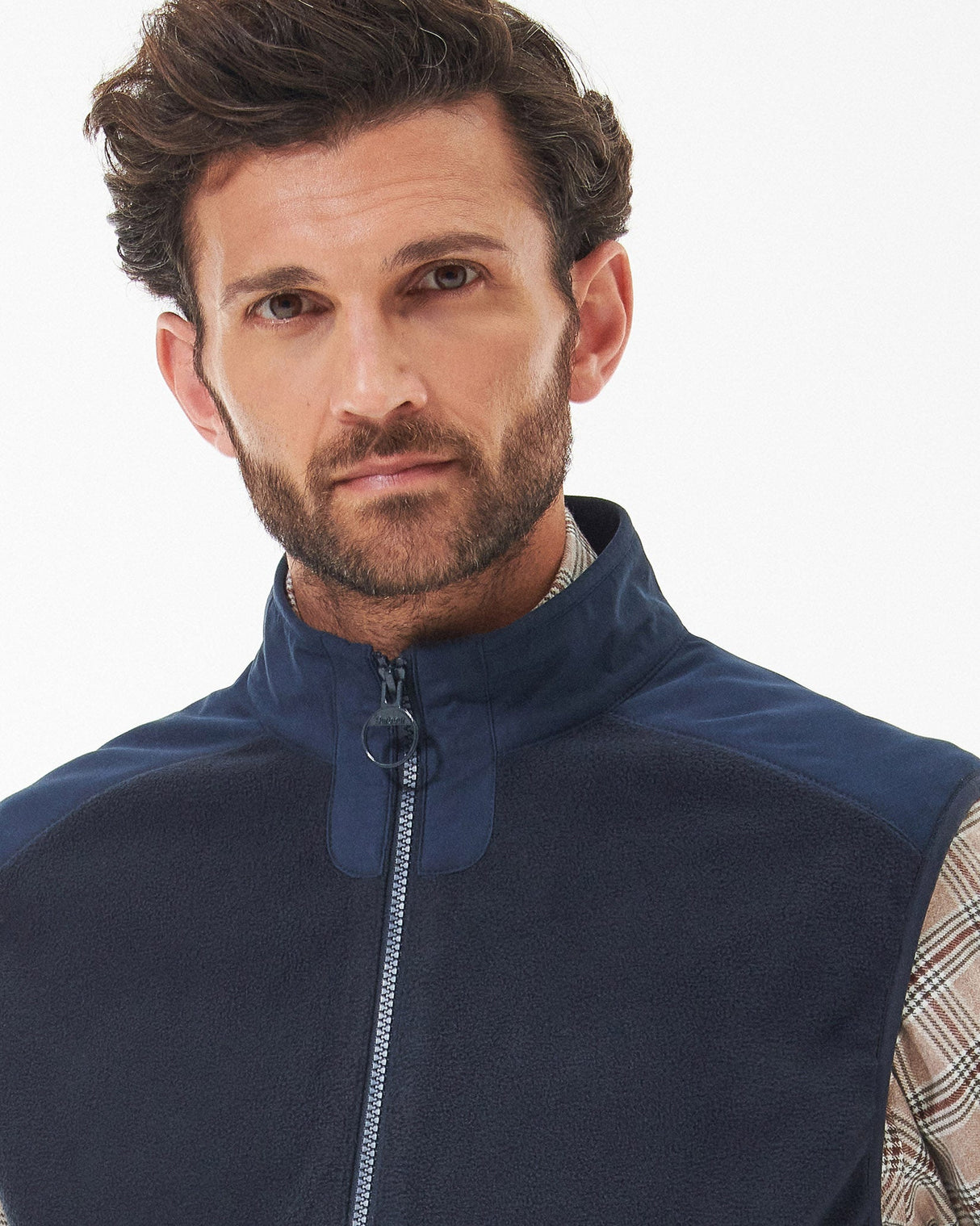 Navy Country Fleece Gilet