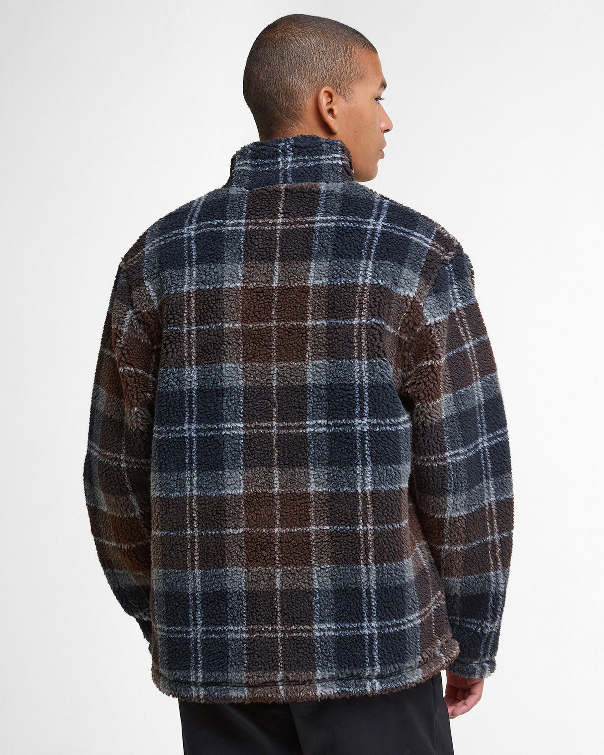 Midnight Oak Tartan Fleece Jacket