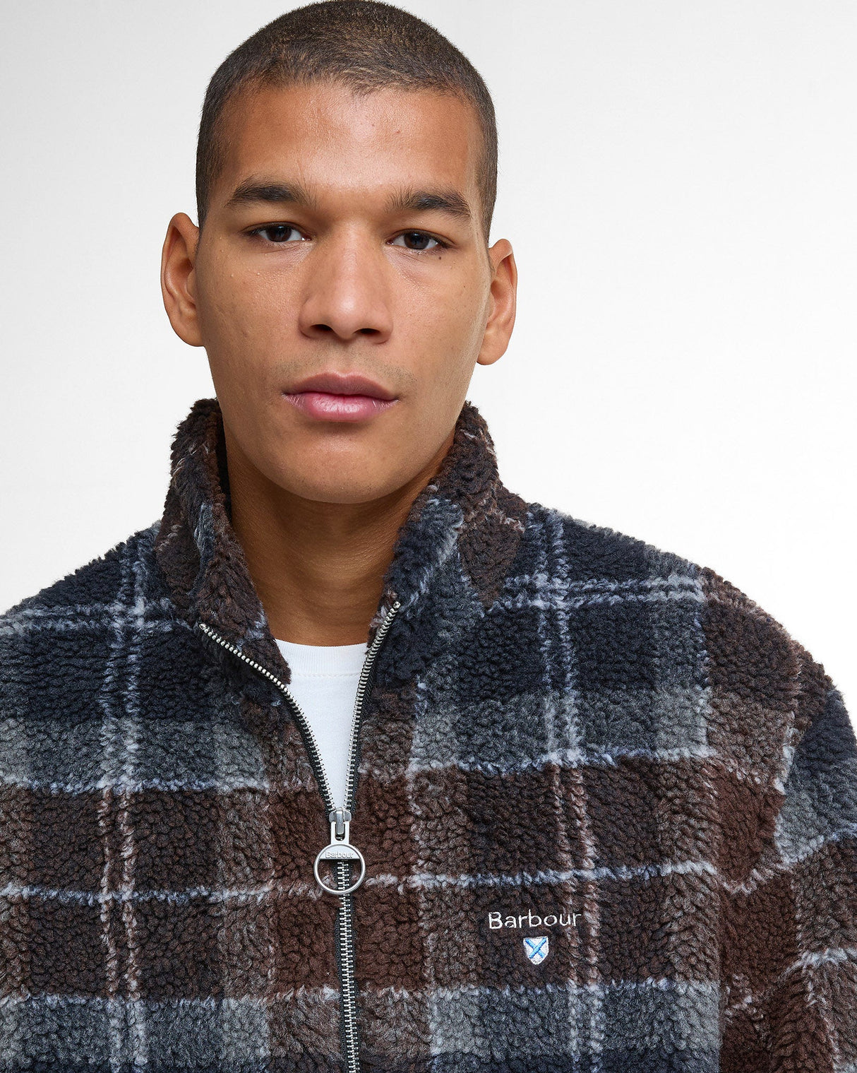 Midnight Oak Tartan Fleece Jacket