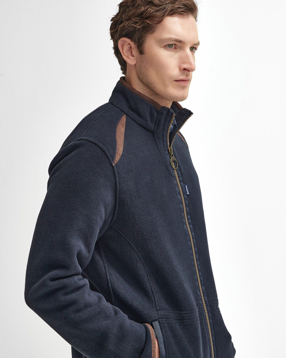 Navy Langdale Fleece Jacket