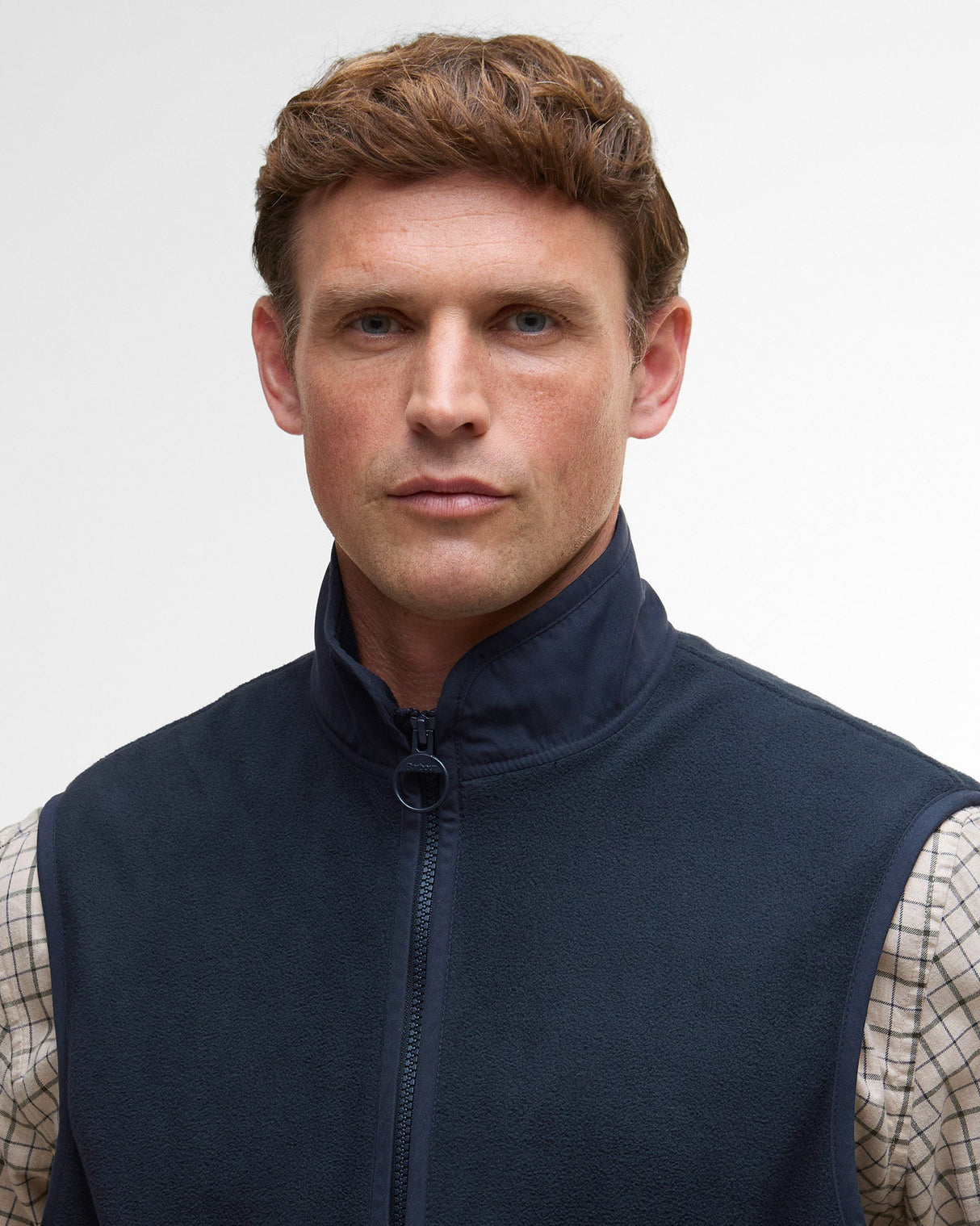 Navy Lowich Fleece Gilet