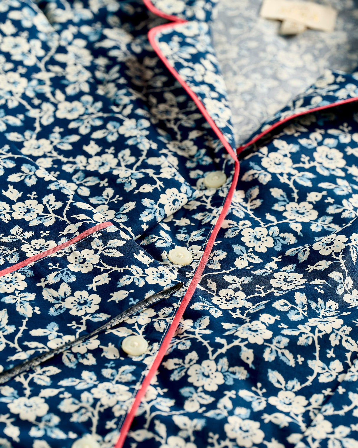 Mini-Floral-Navy-Cotton-Pyjama-Set