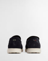 Navy Suede Carty Loafers