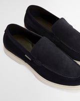 Navy Suede Carty Loafers
