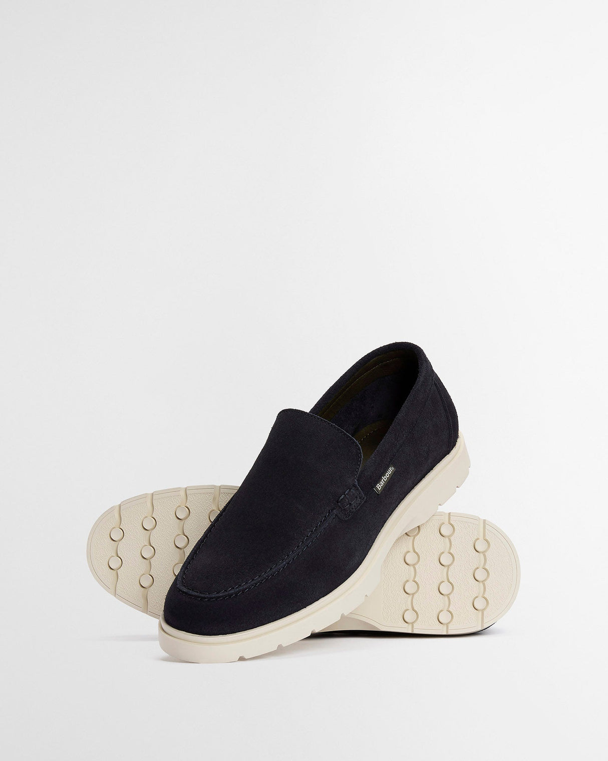 Navy Suede Carty Loafers