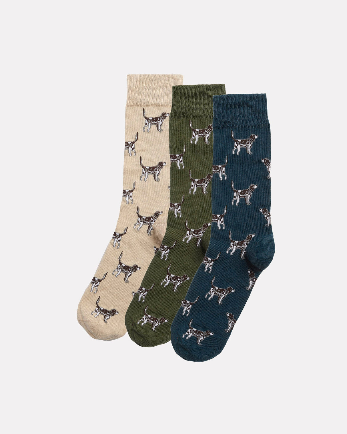 Forest-Pointer-Dog-Men's-Sock-Gift-Set-3-Pack