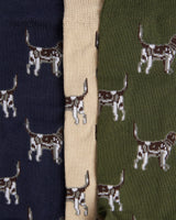 Forest Pointer Dog Men's Sock Gift Set - 3 Pack